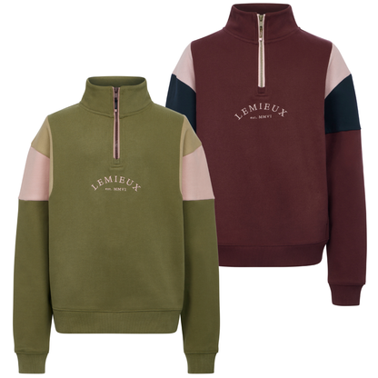 LeMieux Young Rider Viola Quarter Zip Sweat