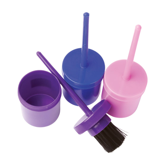 Lincoln Hoof Oil Brush With Container - Pink