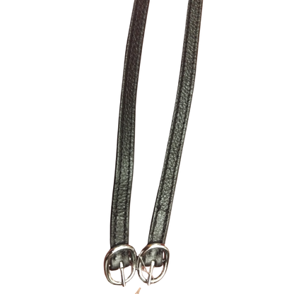 Stationata Leather Spur Straps Lined