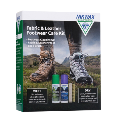 Nikwax  Fabric & Leather Footwear Care Kit
