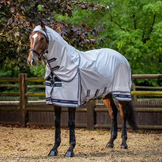 Kudos Shower Pro Waterproof Fly Rug Grey