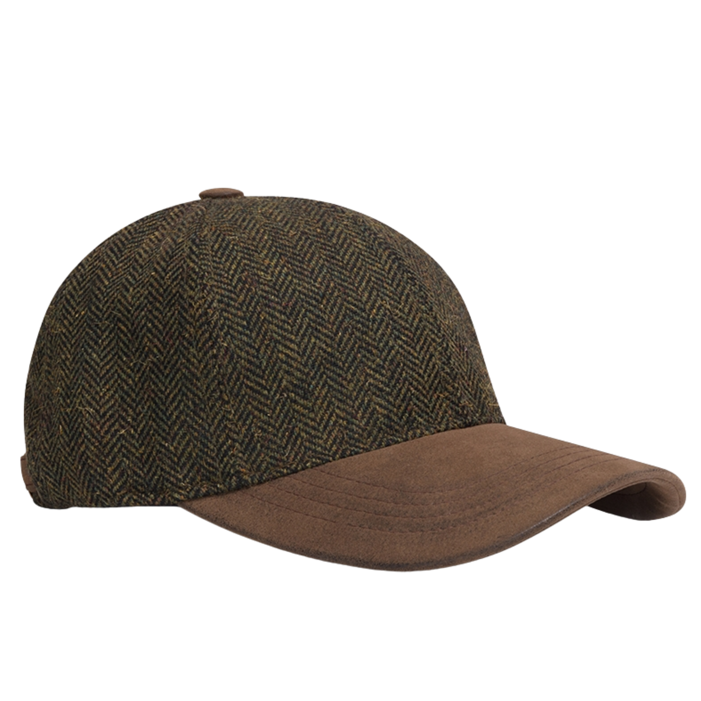 Hoggs Herringbone Tweed Baseball Cap