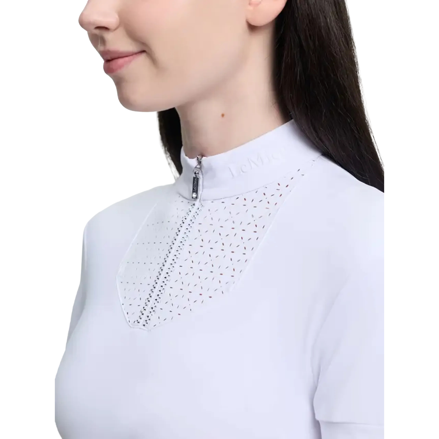 LeMieux Young Rider Brilliance Livvy Short Sleeve Show Shirt