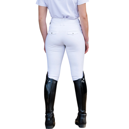 Soho Equestrian White Competition Breeches