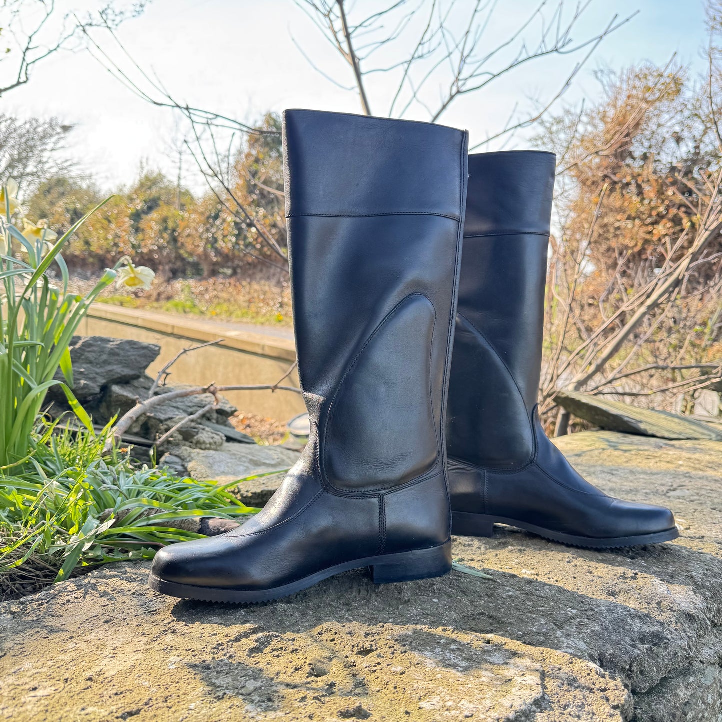 HS#9007 Leather Riding Boots  EU38Reg