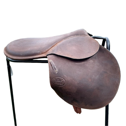 HS#3017 Race Suede Saddle Brown