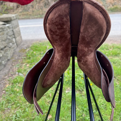 HS#3017 Race Suede Saddle Brown