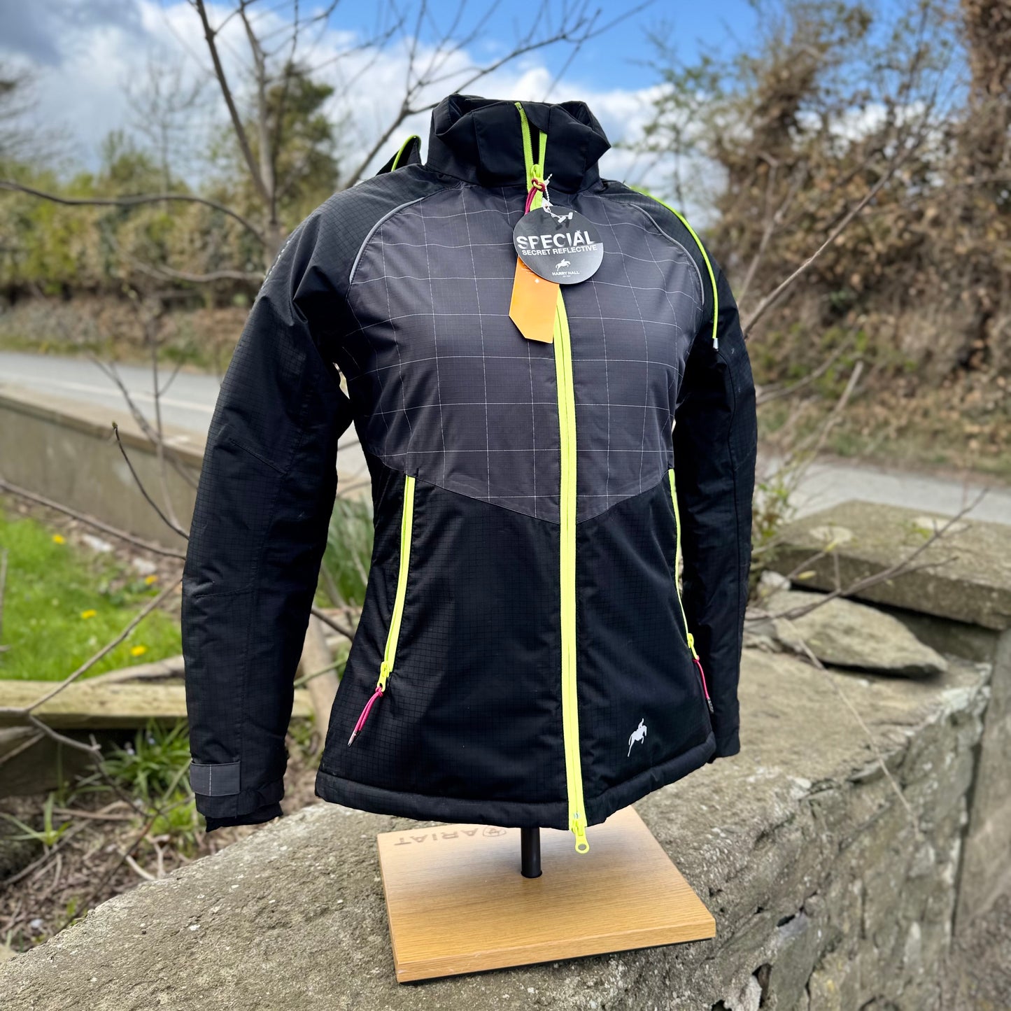 HS#0810 UK8 Harry Hall Reflective Womens Jacket