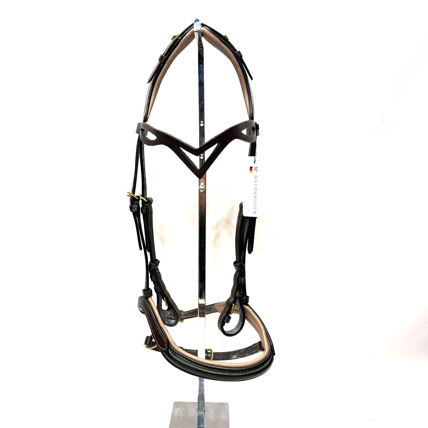 HS#0116 Cob Waldhousen Luxury  Bridle  Havana Brown