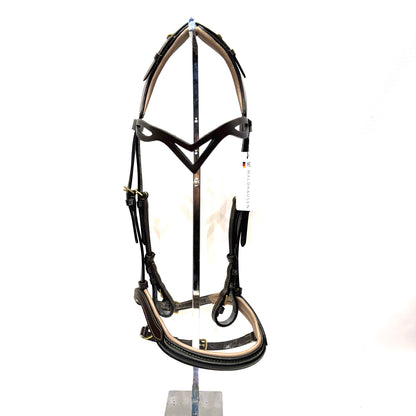 HS#0116 Cob Waldhousen Luxury  Bridle  Havana Brown