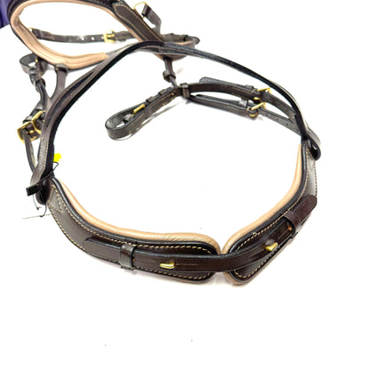 HS#0116 Cob Waldhousen Luxury  Bridle  Havana Brown