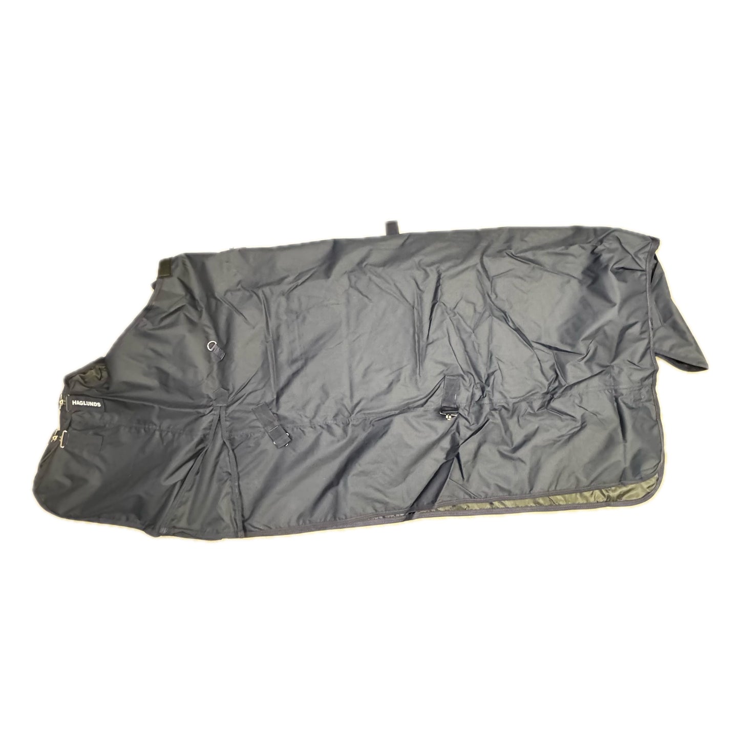 HS#2022  Haglunds Turnout 6.6" Navy Standard Neck Rug 100g