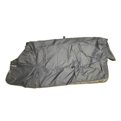 HS#2022  Haglunds Turnout 6.6" Navy Standard Neck Rug 100g