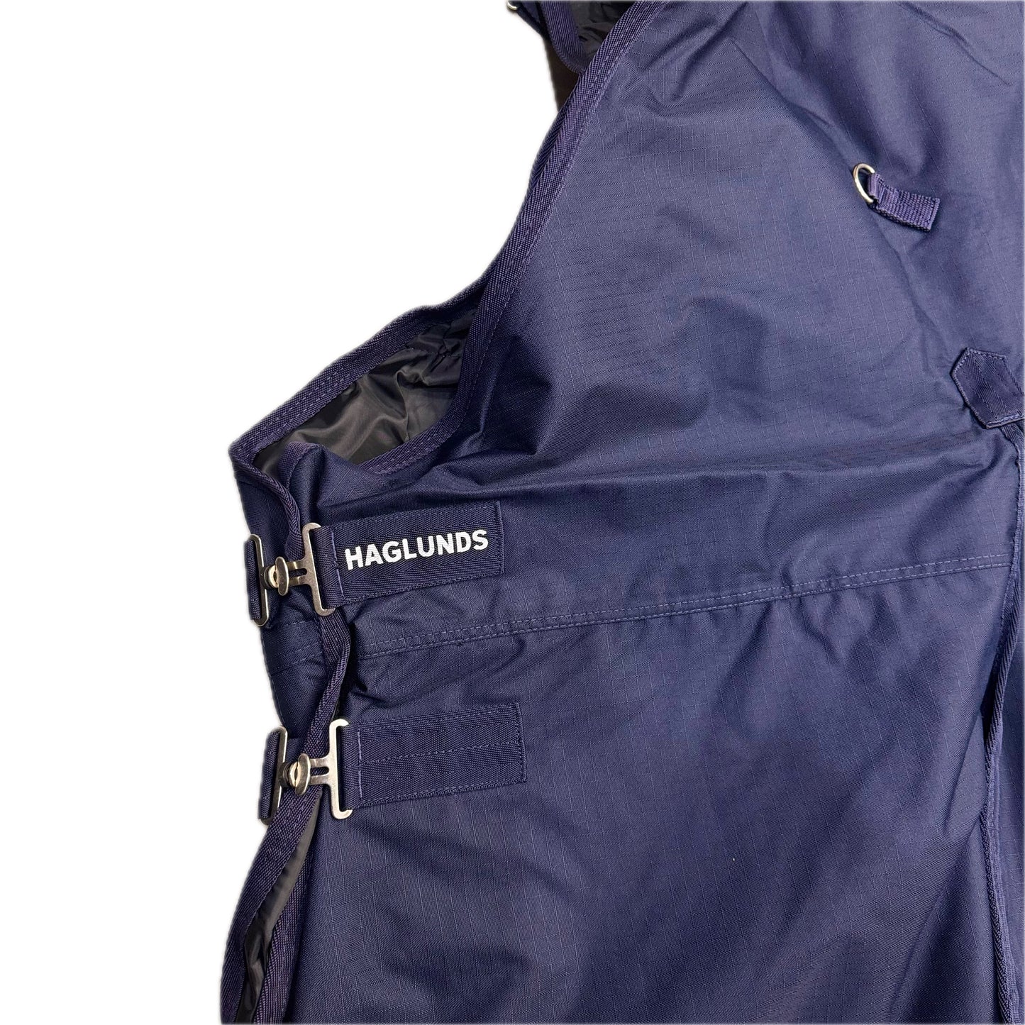 HS#2022  Haglunds Turnout 6.6" Navy Standard Neck Rug 100g