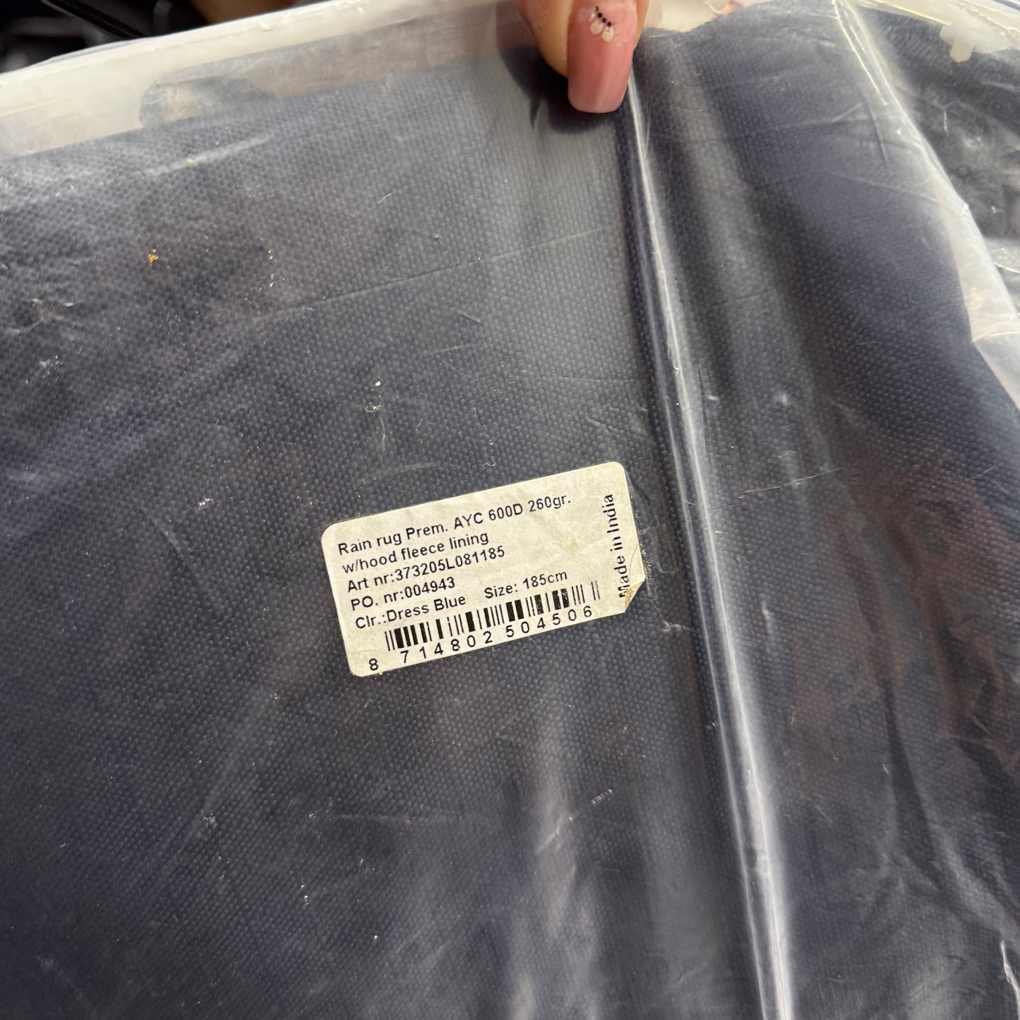 HS#2025 Premier 6.0" Fleece Lined Combo Turnout Rug 0g