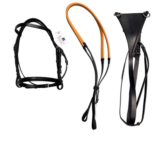 HS#0044 Race Bridle Kit Black