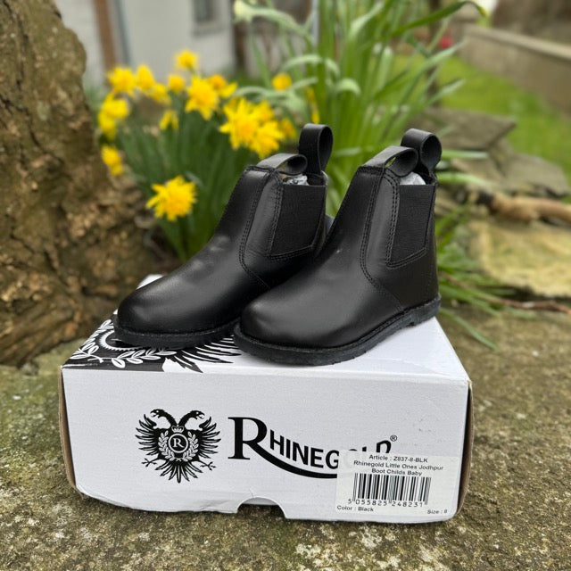 HS#0034 Rhinegold Little Ones Jodphur Boots 8K