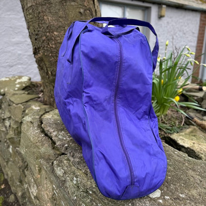 HS#0035 Purple Saddle Bag Carry On
