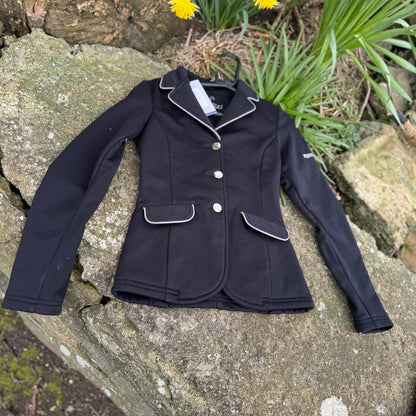 HS#0053 Equi Theme Soft Classic Kids Competition Jacket Age10