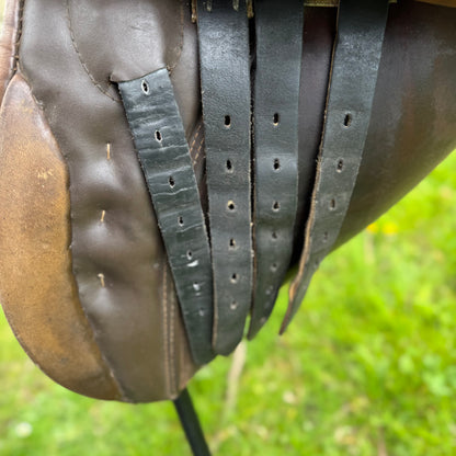 HS#0102  Stubben 18"  Percival GP/Jump Saddle