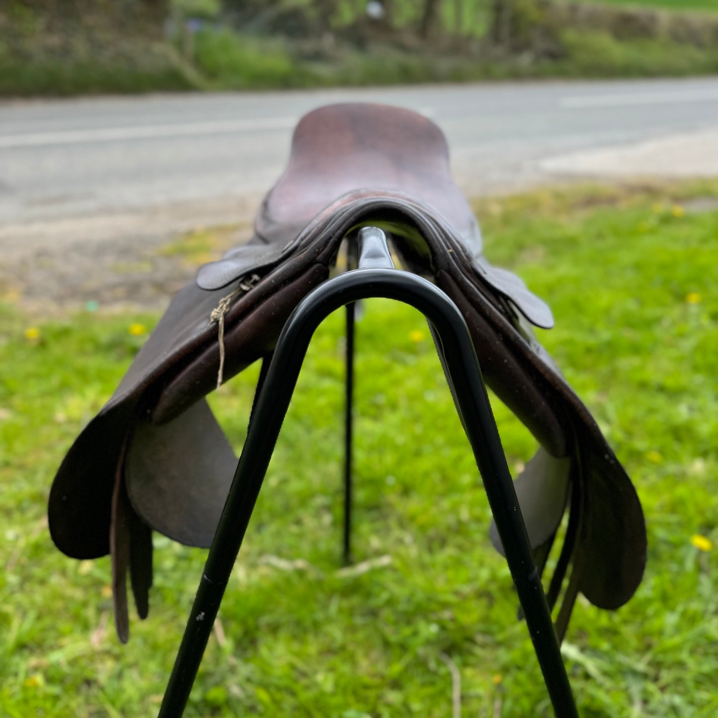 HS#0104 Show Wassal Eldonian Saddle 17"