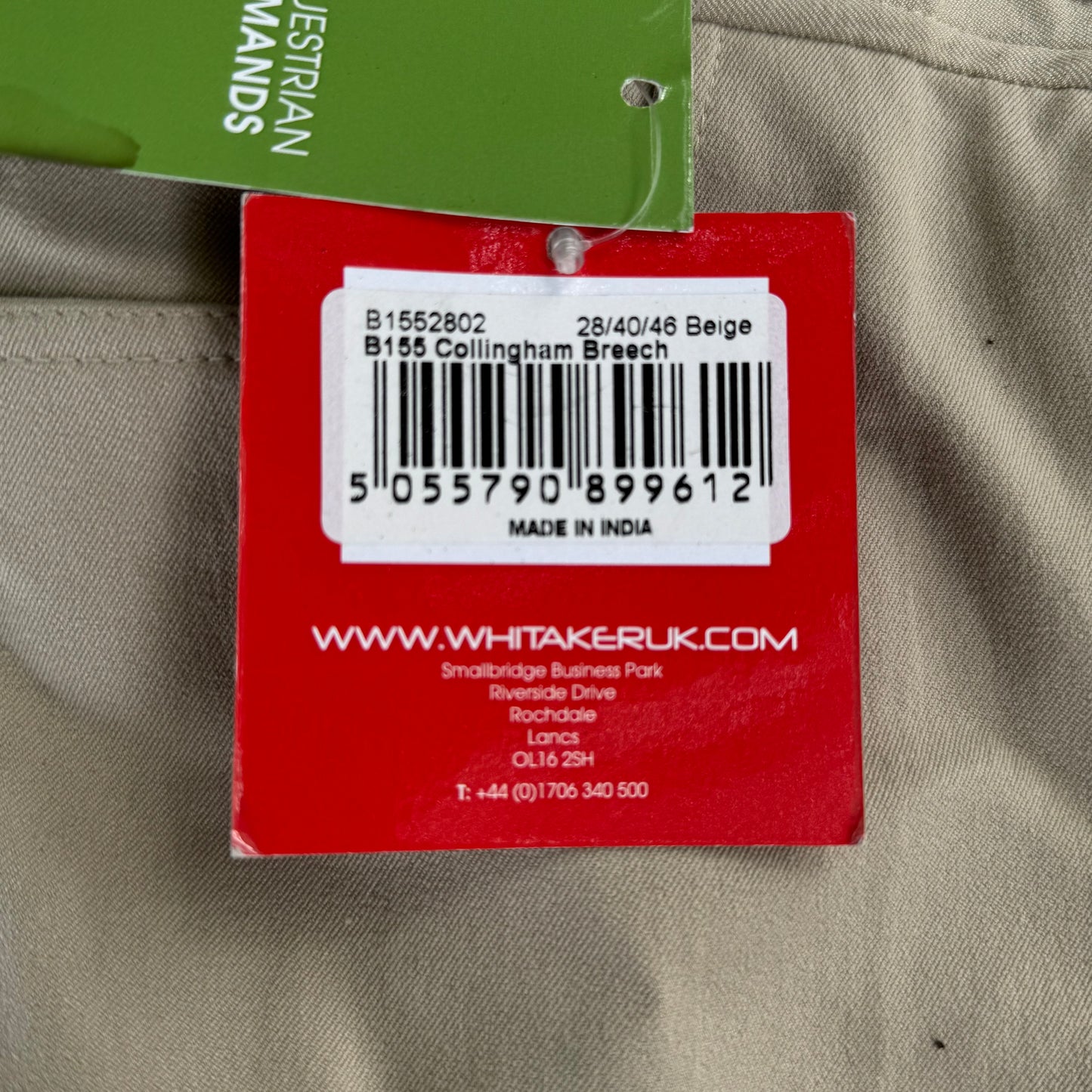 HS#0021 Men Whitaker Collingham Breeches 28