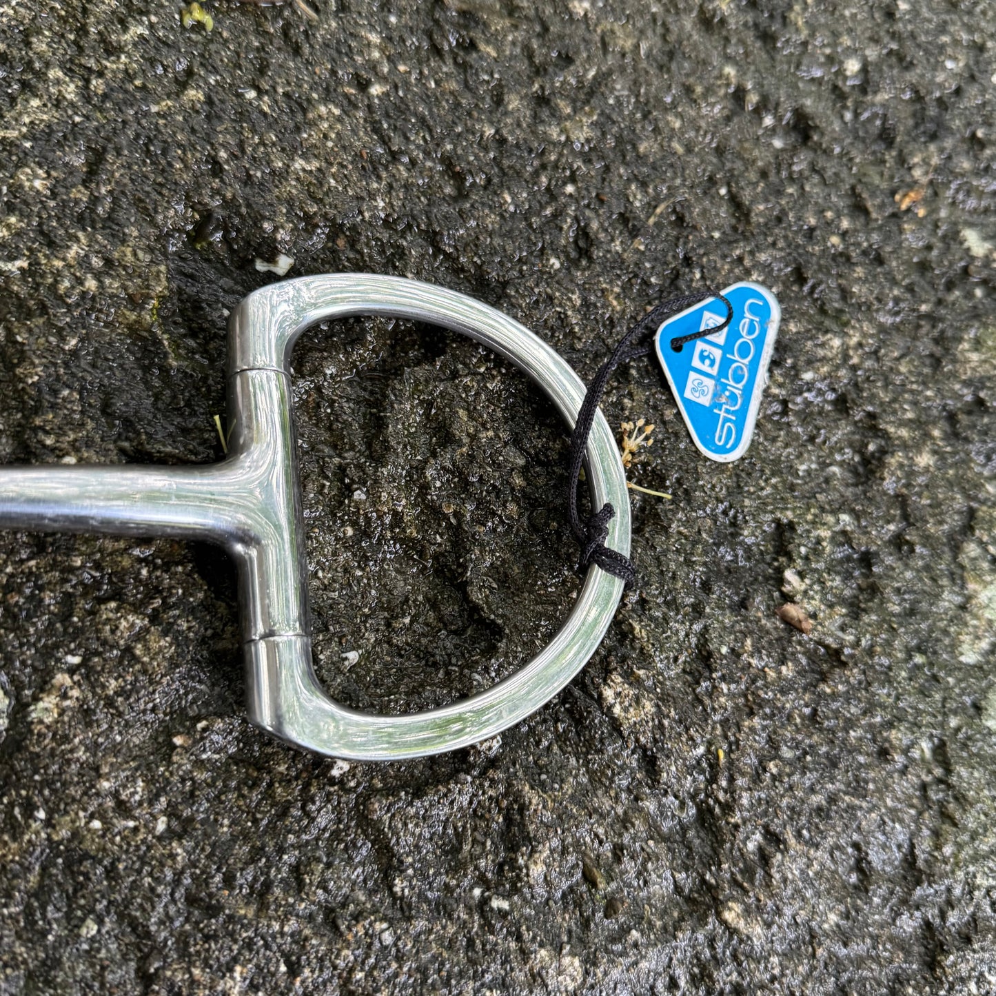 HS#0071 Stubben Single Joined D Ring Bit 6"