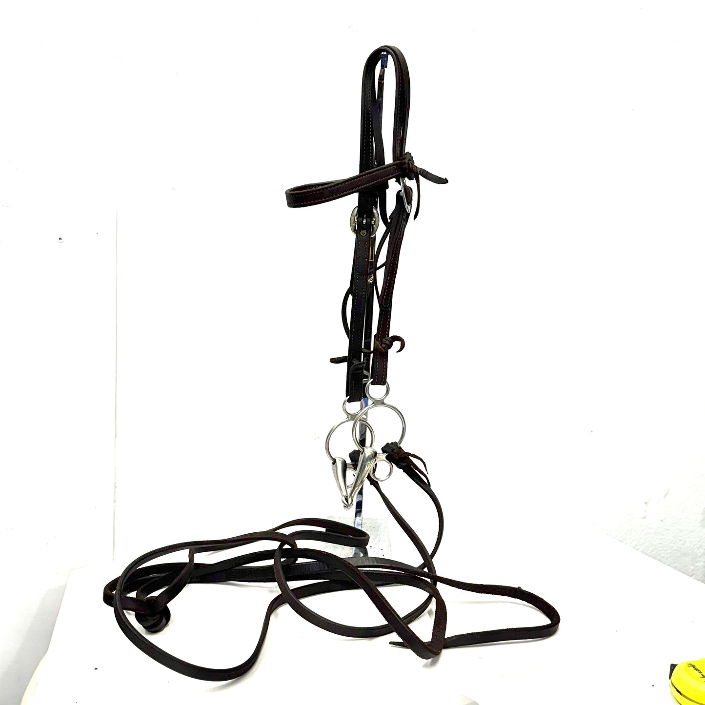 HS#0069 Western Bridle with Split Reins and Bit Full