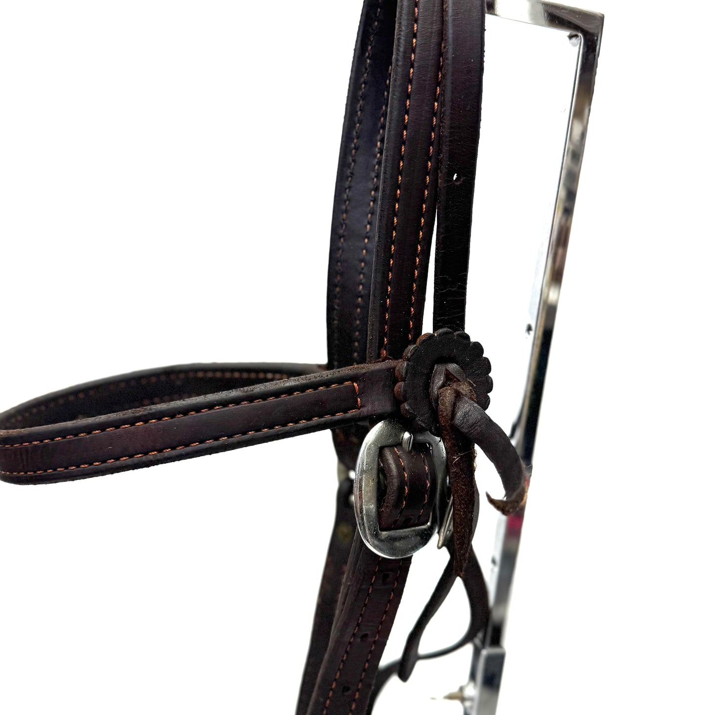 HS#0069 Western Bridle with Split Reins and Bit Full