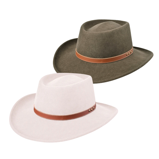 Wool Felt Gambler Hat