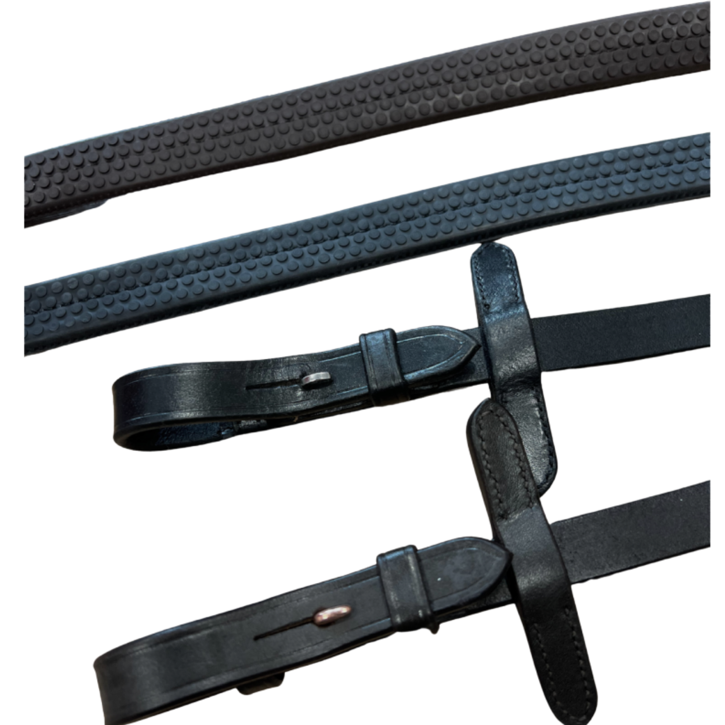 Imperial Riding Reins Pure Rubber Polka Dot