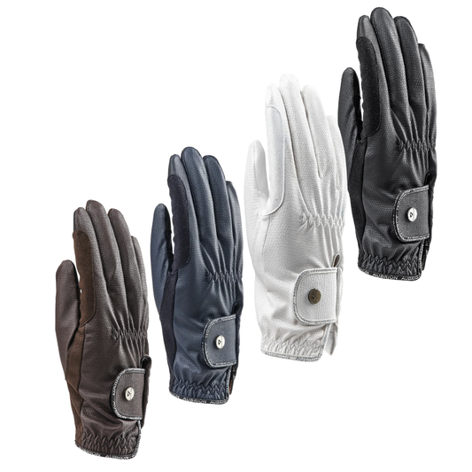 Shires Aubrion Stadium Riding Gloves-Adult