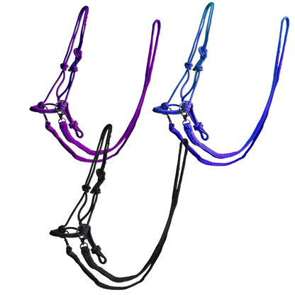 Rope Halter with Reins