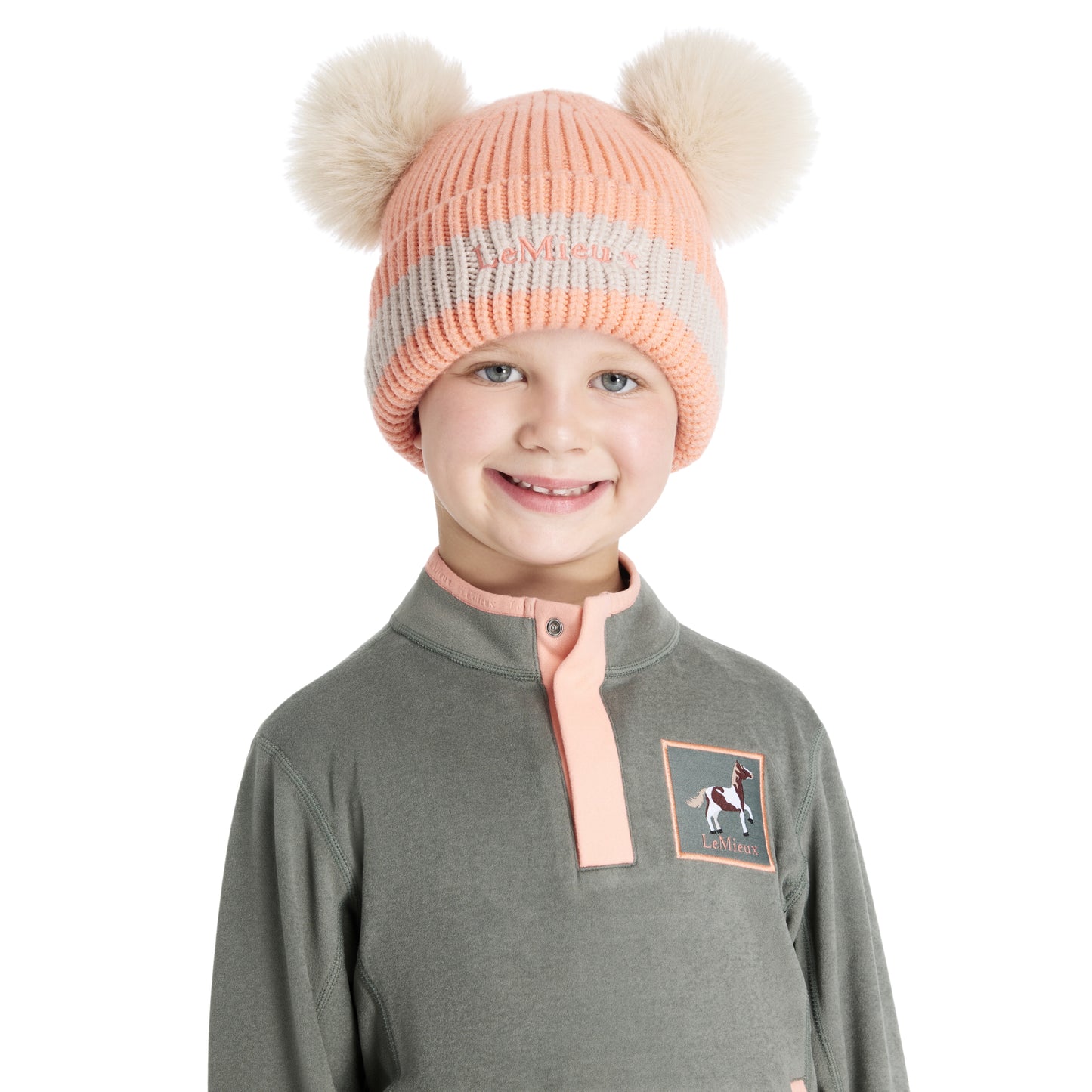 LeMieux Mini Double Pom Beanie AU25