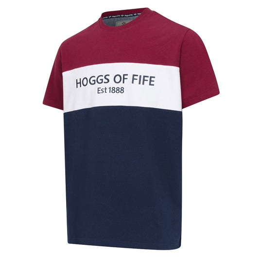 Hoggs Of Fife Dalbeattie Colour Block T-Shirt Men's