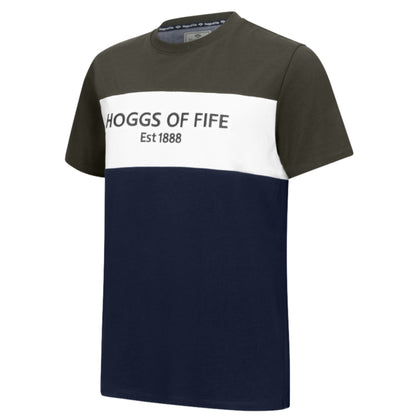 Hoggs Of Fife Dalbeattie Colour Block T-Shirt Men's
