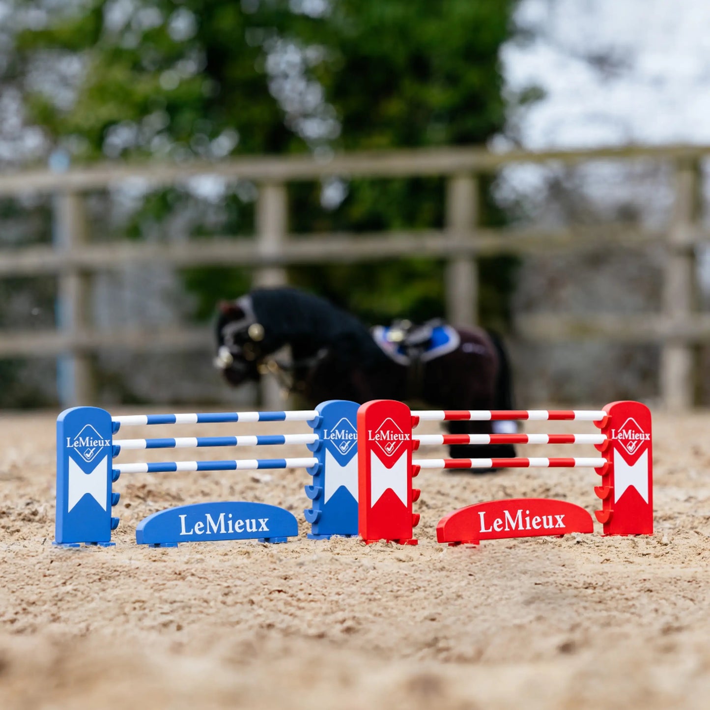 LeMieux Toy Pony Jump Set-Benetton/Chilli/White