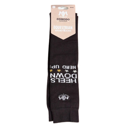 Comodo Equestrian Heel Down Equestrian Socks