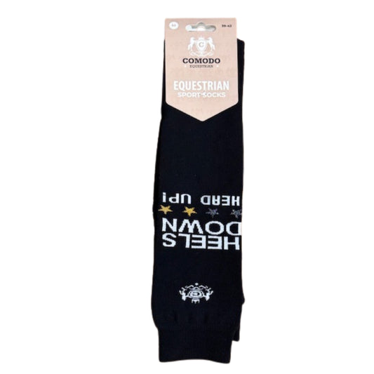 Comodo Equestrian Heel Down Equestrian Socks