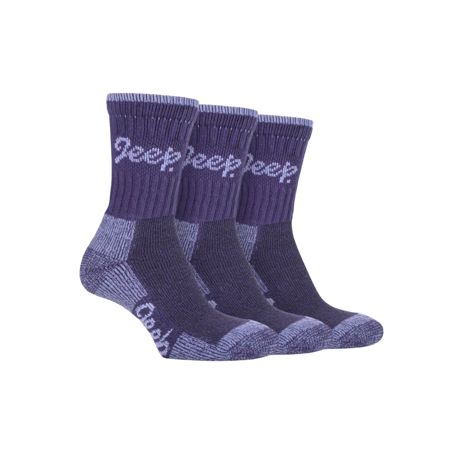 Jeep Terrain Boot Socks Women's - 3 Pack