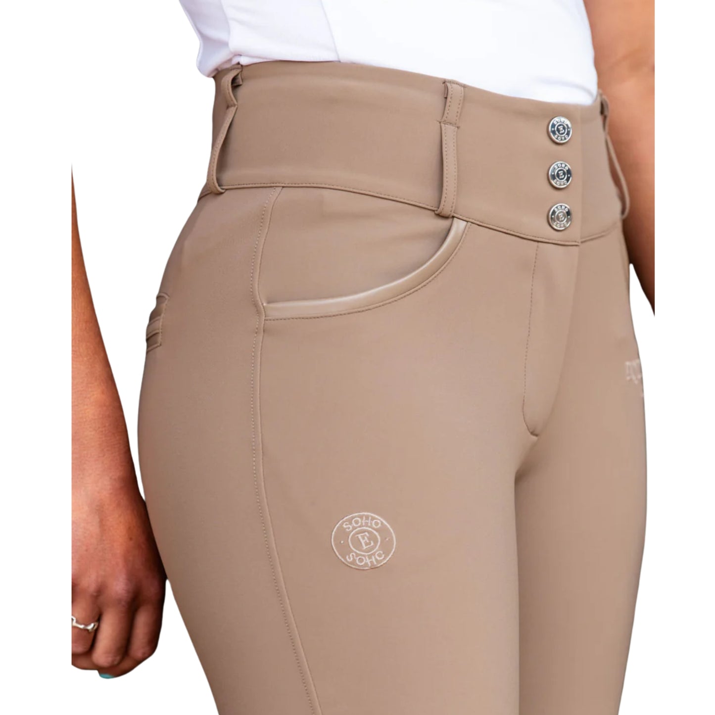 Soho Equestrian Breeches Women's - Cappuccino