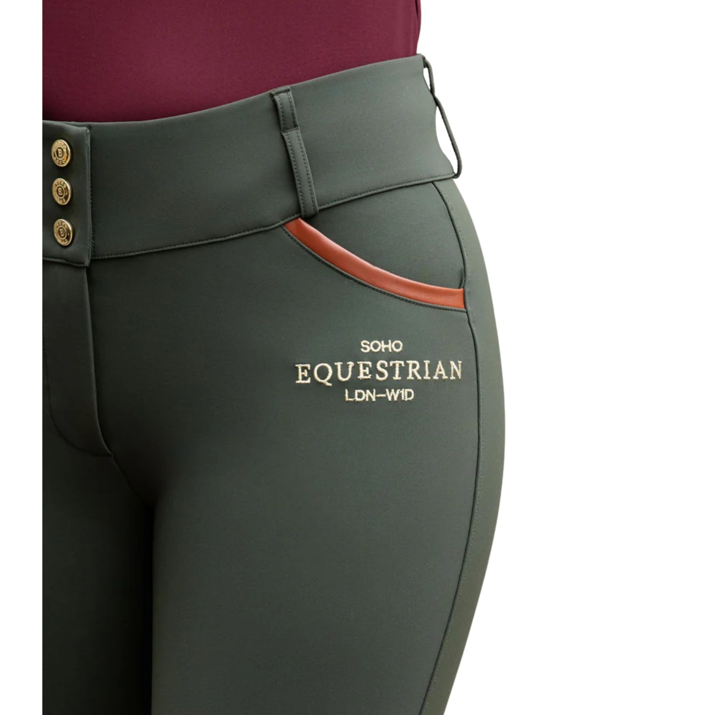 Soho Equestrian Breeches Women's - Khaki
