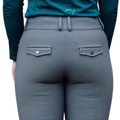 Soho Equestrian Breeches Women's - Gun Metal Grey