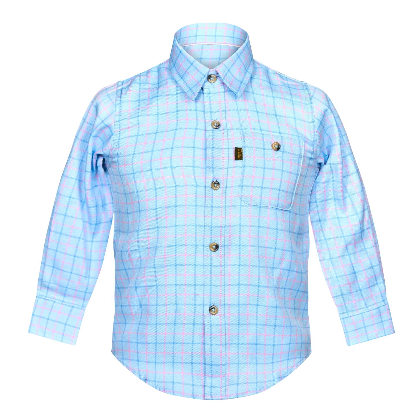 Holmestead Tattersall Long Sleeve Shirt - Child's