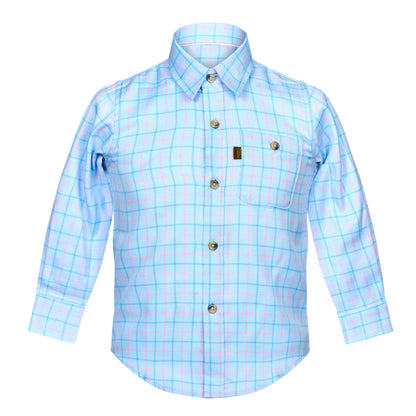 Holmestead Tattersall Long Sleeve Shirt - Child's