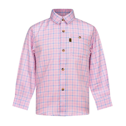 Holmestead Tattersall Long Sleeve Shirt - Child's