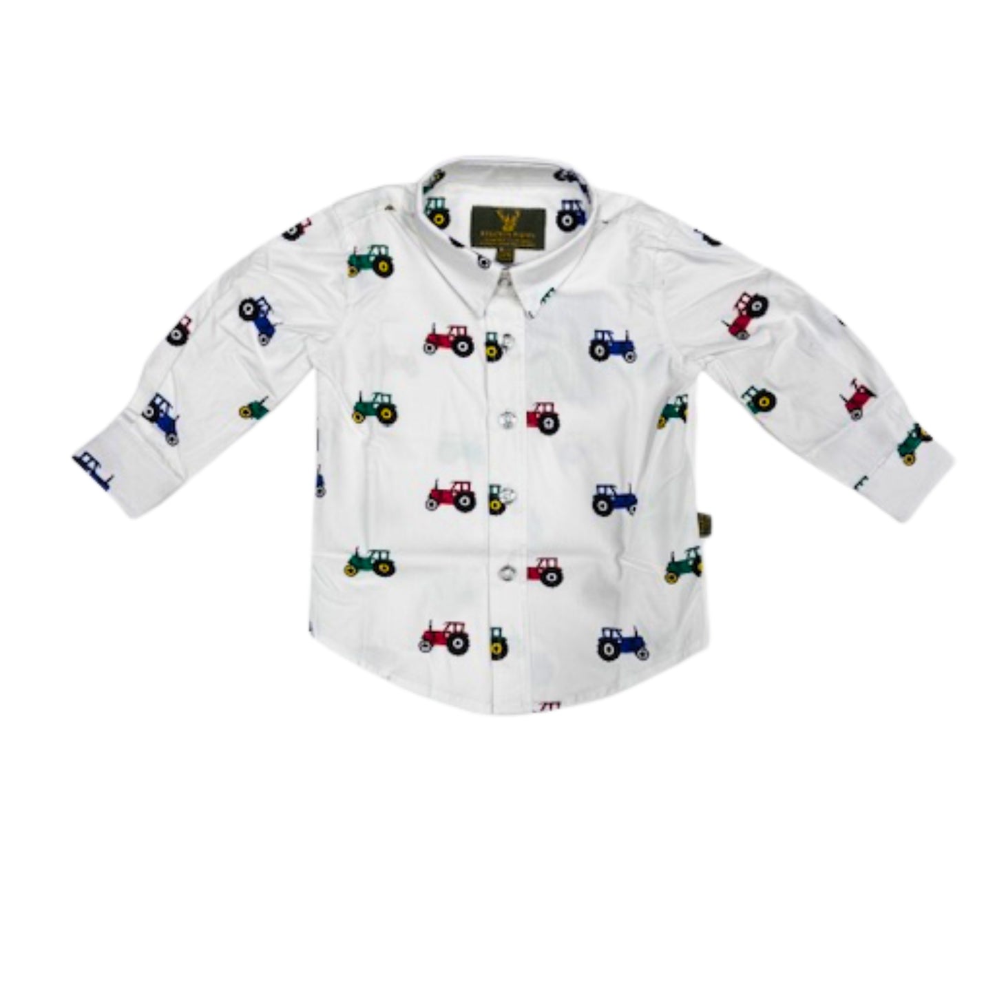 Holmestead Tattersall Long Sleeve Tractor Shirt - Children's