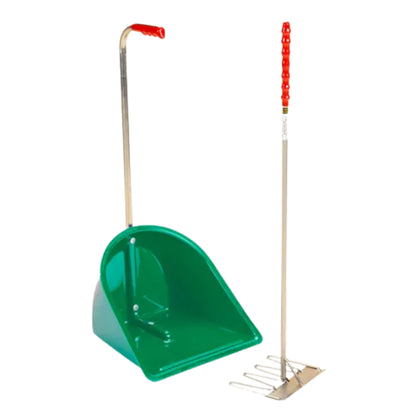 Stubbs Stable Mate Manure Collector With Long Handle Rake