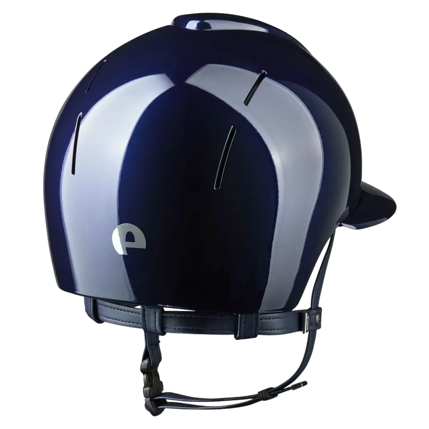 KEP Smart Nova Metal Polish Polo Visor Riding Helmet