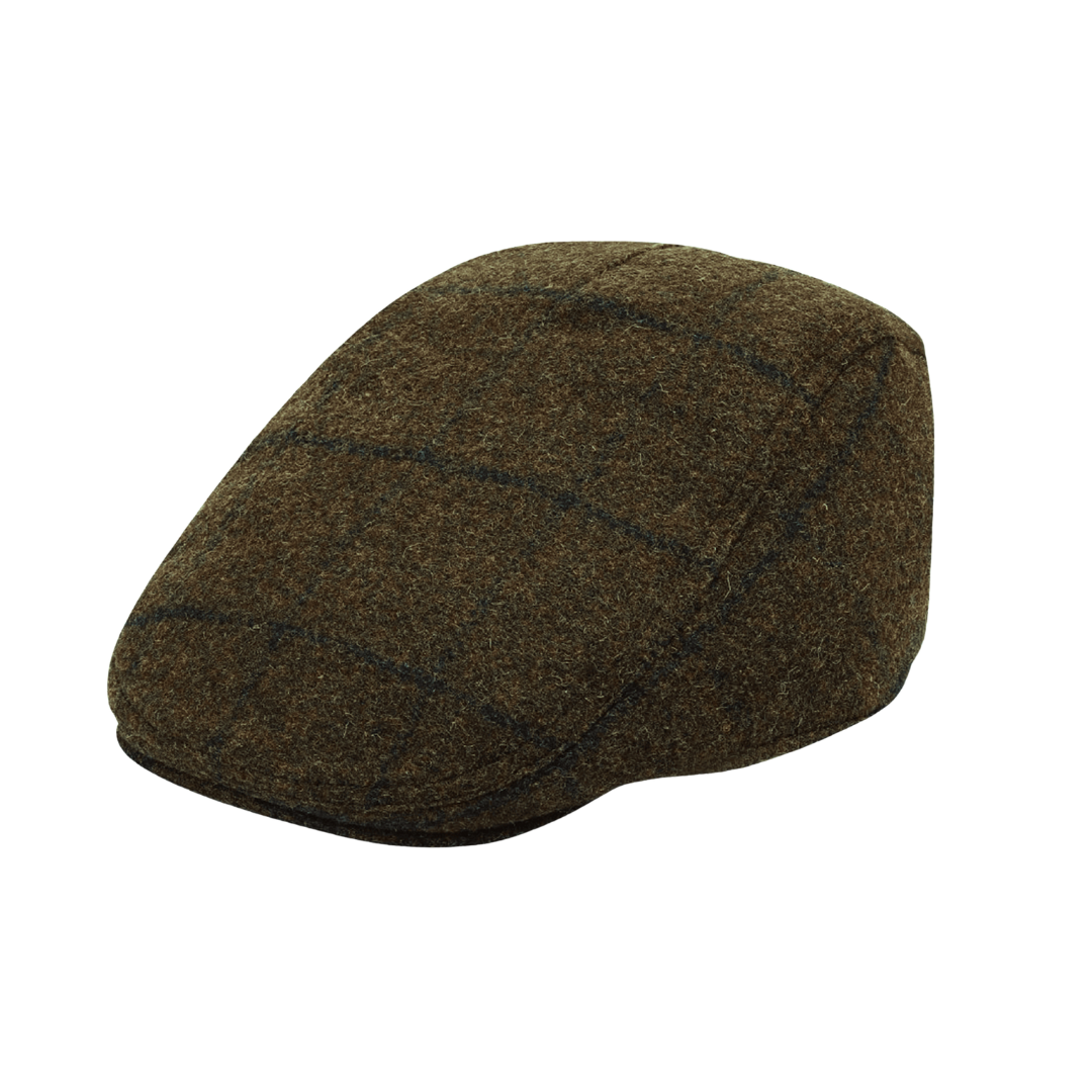 Showerproof Flat Hat - Brown